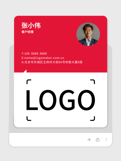 極簡包豪斯風格電(dian)子(zi)名(míng)片設(shè)計(ji)