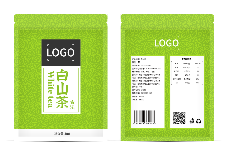 綠色 簡約 健康 綠色 包裝(zhuang)袋設(shè)計(ji)
