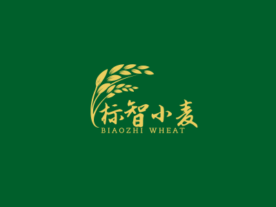 簡約小(xiǎo)麥農業logo設(shè)計(ji)