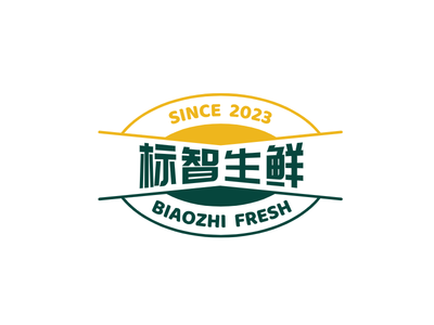 簡約創意徽章生(sheng)鮮logo設(shè)計(ji)