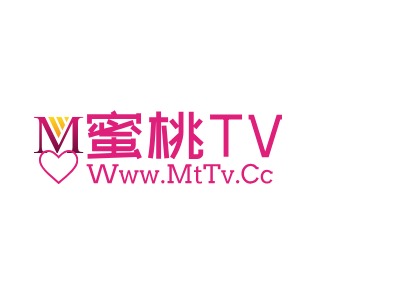 蜜桃TVlogo标志(zhì)設(shè)計(ji)